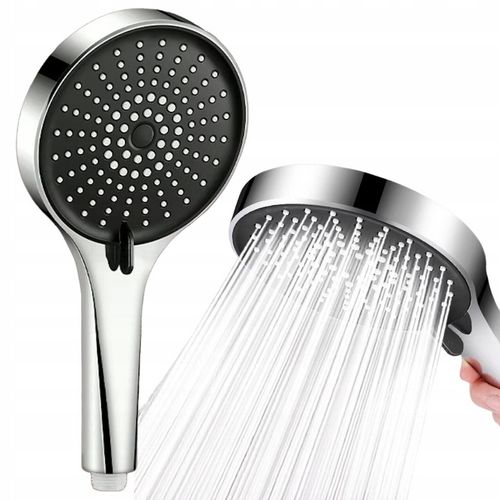 Słuchawka prysznicowa natryskowa 5 funkcji ekologiczna ANTI-CALC chrom duża na Arena.pl