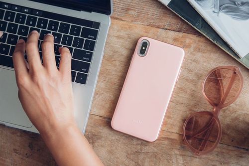 Etui do iPhone Xs Max (Taupe Pink) na Arena.pl