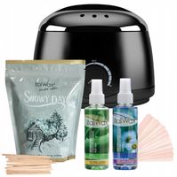 Zestaw do depilacji Italwax Świąteczny wosk twardy podgrzewacz lotion żel