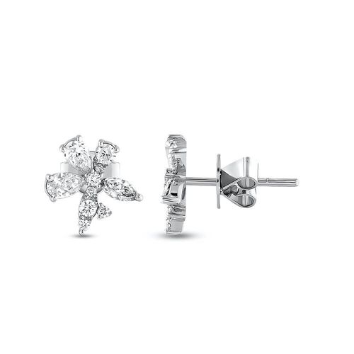 Złote kolczyki KBD6093 - Diament na Arena.pl