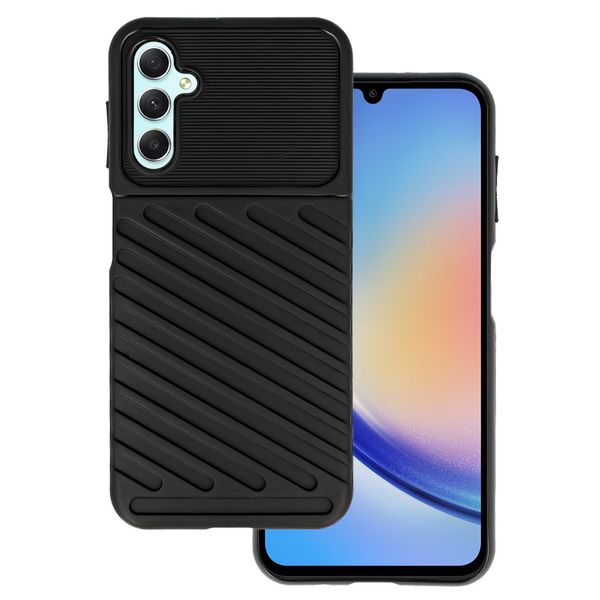 Thunder Case do Samsung Galaxy A14 4G/5G Czarny zdjęcie 1