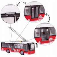 DLA DZIECI AUTOBUS TROLEJBUS INTERAKTYWY ELEKTRYCZNY