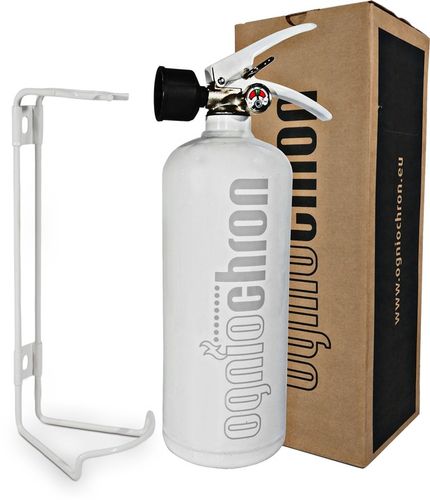 GAŚNICA DOMOWA KUCHENNA Z MANOMETREM OGNIOCHRON BIAŁA 2L MANOMETR UCHWYT na Arena.pl