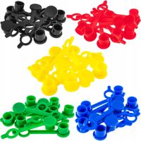 Osłony smarowniczek do smarownic 6 mm Falon-Tech 50 szt. różne kolory