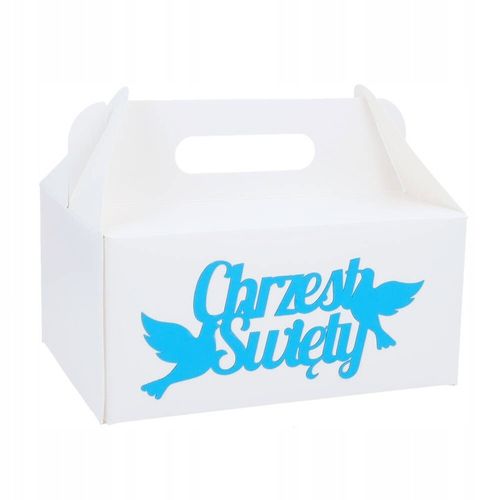 Pudełko Na Ciasto Dekoracyjne Na Chrzest Święty na Arena.pl
