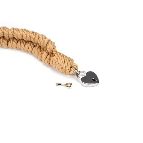obroża shibari bound you ii rope collar (lockable) liebe seele na Arena.pl