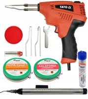 YATO LUTOWNICA TRANSFORMATOROWA 200W + ZESTAW AKCESORIÓW LUTOWNICZYCH