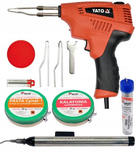 YATO LUTOWNICA TRANSFORMATOROWA 200W + ZESTAW AKCESORIÓW LUTOWNICZYCH na Arena.pl