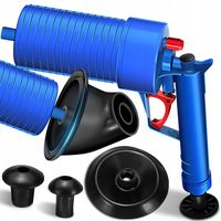 PISTOLET DO UDRAŻNIANIA RUR PRZEPYCHACZ TOALET WC ZLEWU KANALIZACJI KRET