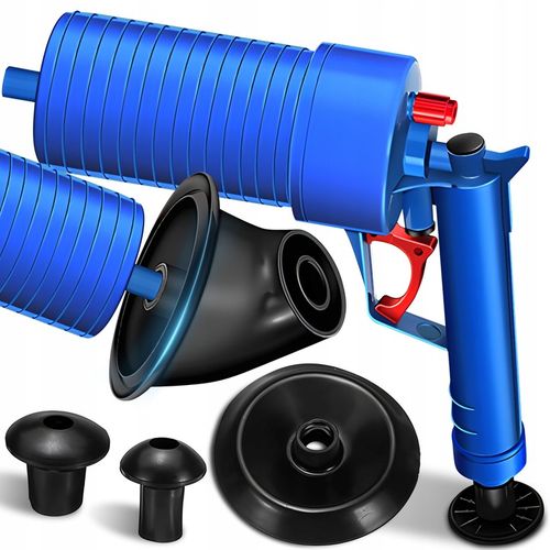 PISTOLET DO UDRAŻNIANIA RUR PRZEPYCHACZ TOALET WC ZLEWU KANALIZACJI KRET na Arena.pl