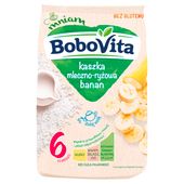 BOBOVITA KASZKA MLECZNO RYŻOWA 230G BANAN PO 6 MIESIĄCU