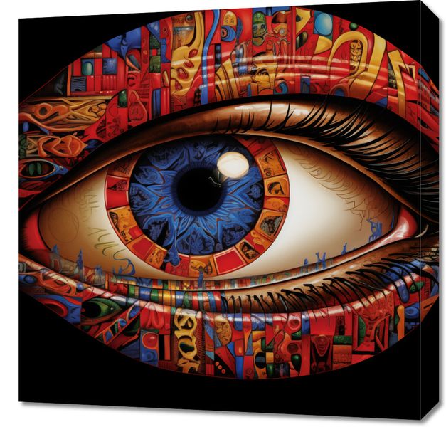 Obraz 60x60cm W Oku Obserwatora zdjęcie 1