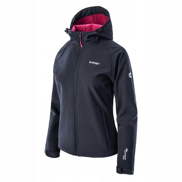Kurtka damska SOFTSHELL WODOODPORNA Z KAPTUREM L zdjęcie 5