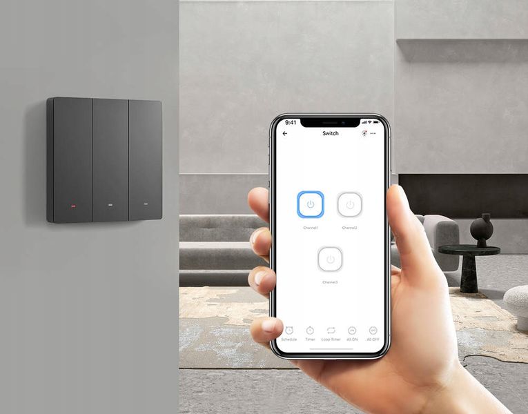 Sonoff M5 Inteligentny wyłącznik ścienny WiFi 3CH zdjęcie 5