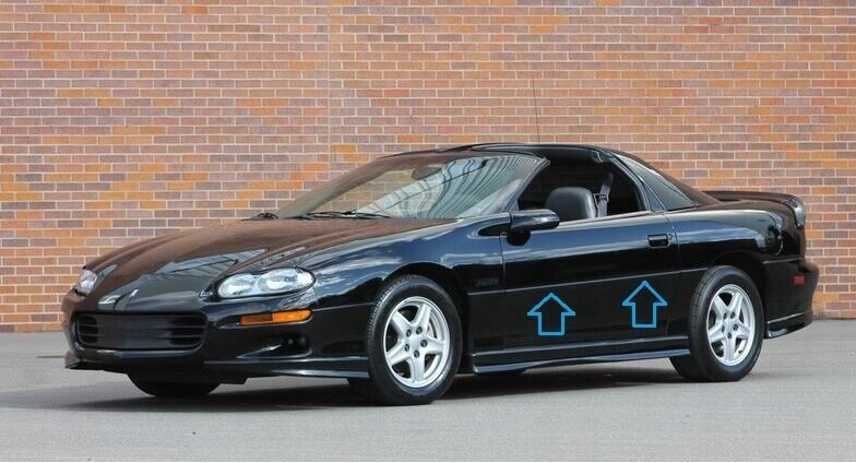 Chevy Camaro 1993-2002 - Listwy chrom boczne drzwi chromowane ochronne zdjęcie 1