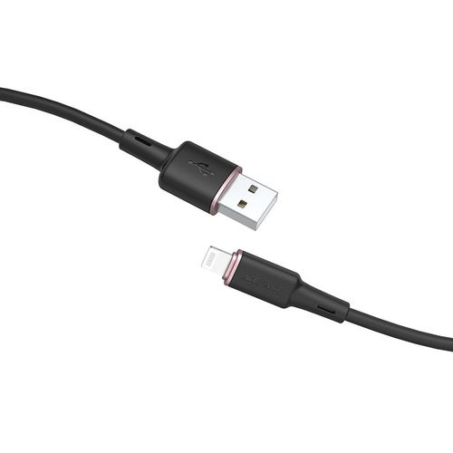 kabel przewód do iphone mfi usb - lightning 2.4a 1.2m czarny na Arena.pl