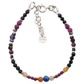 Bransoletka znak zodiaku baran - mix kamieni i srebro