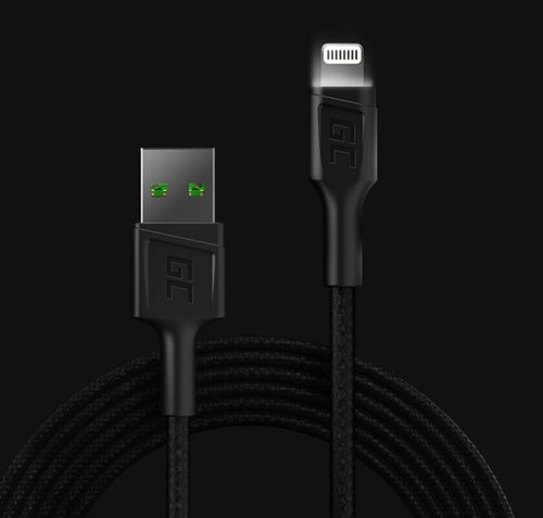 2x Kabel Lightning 2m LED GreenCell Ray szybkie ładowanie do Apple iPhone na Arena.pl