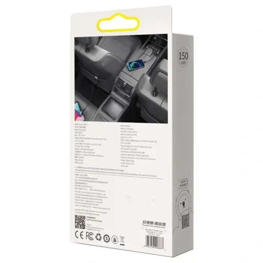 Ładowarka samochodowa Baseus 3x USB-A, USB-C zdjęcie 3