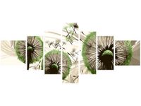 160CM 70CM OBRAZ 7 ELEM DMUCHAWCE ZIELENI ŚCIENNY