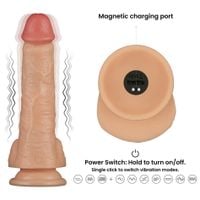 8'' Vibrating Power Basics Cock