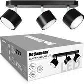 Lampa Punktowa Led Heckermann 8795316A Czarna 3X Głowica