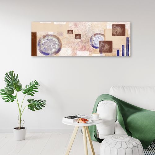 Obraz na płótnie, Abstrakcja kwadraty 90x30 na Arena.pl