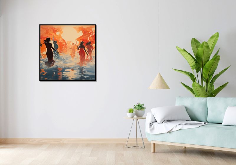 Plakat 80x80cm Taneczny Żar zdjęcie 4