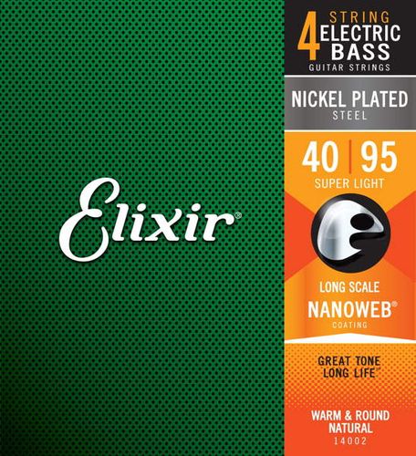 Elixir struny do gitary basowej NANOWEB niklowane 40- 95 4-str na Arena.pl