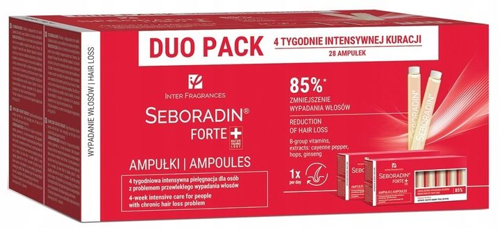 SEBORADIN FORTE ampułki na wypadanie włosów 28 sztuk zdjęcie 1