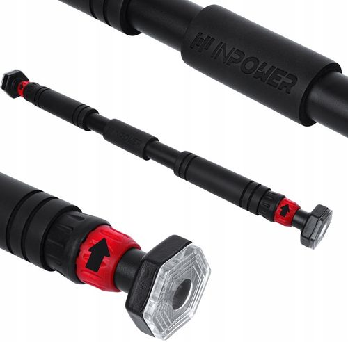 DRĄŻEK ROZPOROWY DO PODCIĄGANIA INPOWER - REGULOWANY 65-100 CM - MAX 150 KG na Arena.pl