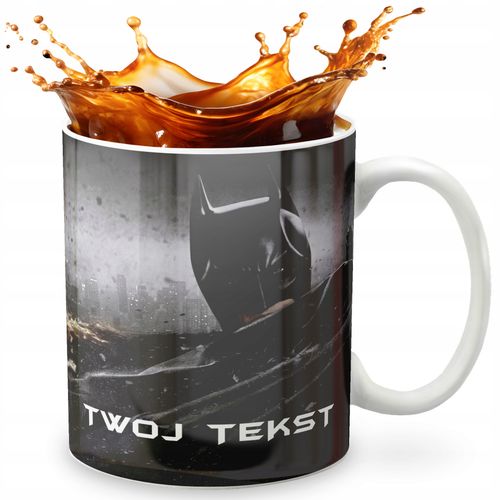 KUBEK 330ml GRAFIKA PREZENT ŚWIĘTA WZÓR - FILM BAT MAN JOKER + IMIĘ na Arena.pl