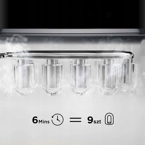 MOCNA KOSTKARKA DO LODU MASZYNA DO KOSTEK INOX S/L 12kg/dzień 240W+GRATIS na Arena.pl