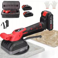 PRZYSSAWKA WIBRUJĄCA DO PŁYTEK WIBRATOR DO POZIOMOWANIA 2XAKU MOCNA 21V PRO