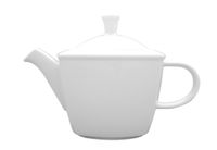 CZAJNIK IMBRYK PORCELANOWY LUBIANA VICTORIA 1 L BIAŁY KWADRATOWY