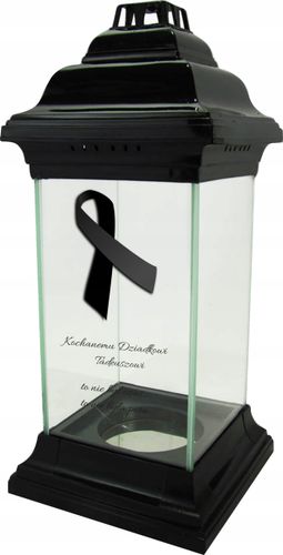 LAMPION ZNICZ KAPLICZKA z nadrukiem UV dla BABCI na Arena.pl