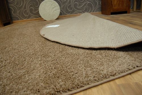 Dywan owalny JAZZY BASIC ciemny beż na Arena.pl