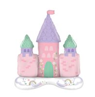 Balon foliowy zamek księżniczki, 80x85 cm