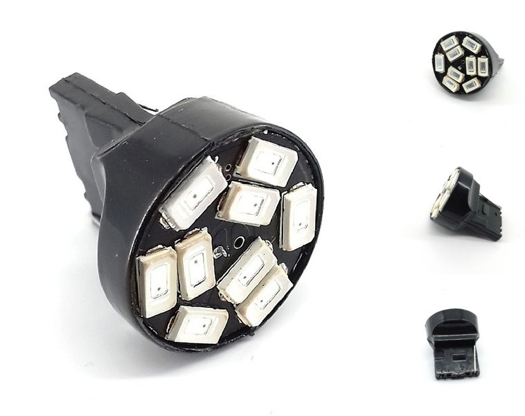 żarówka LED 7440 pomarańczowa 12V W21W canbus 360lm zdjęcie 7