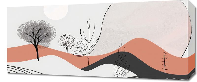 Obraz 70x30cm Półcień Widoku zdjęcie 1