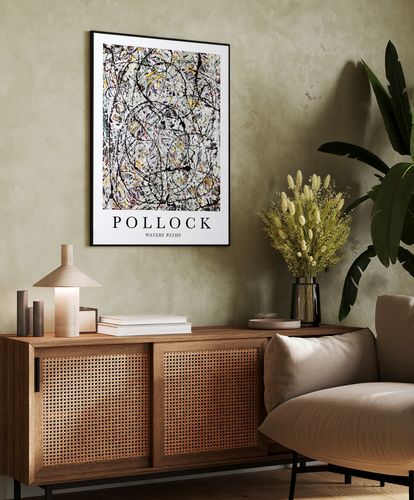 Plakat cyfrowy do wydruku pollock abstrakcja na Arena.pl