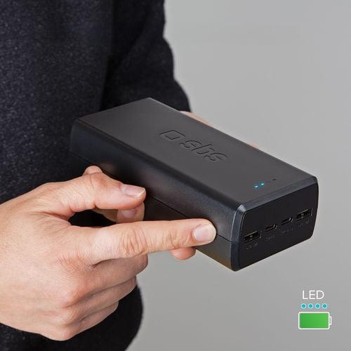 powerbank 30000 mah usb-c usb-a - czarny na Arena.pl