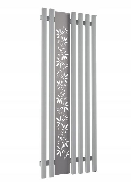 Grzejnik dekoracyjny FLOWER 180x60 SILVER zdjęcie 1