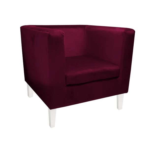 Fotel Monaco nogi białe MG02 zdjęcie 1