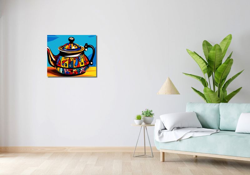 Obraz 60x50cm Może Herbatki? zdjęcie 2