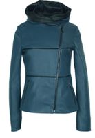 Ramoneska Kurtka skórzana damska z kapturem lub stójką Bukowski Rozmiar odzieży XL