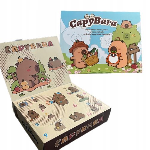 Kalendarz Adwentowy Kapibara Kalendarz Odliczanie Figurka Lalka Dla Dzieci na Arena.pl