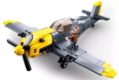 Klocki Wojsko Myśliwiec Messerschmitt BF 109 na Arena.pl