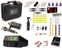 Maszynki Zestaw Tatuażu Kompletny kartridże igły kozak TATTOO tatuowania