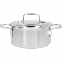 Demeyere 5-Plus Garnek niski z pokrywką 1.5 ltr